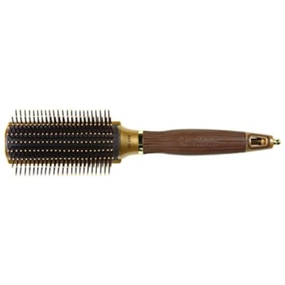 Immagine di Olivia Garden NanoThermic Spazzola Styler, 9 file Antibatterica, Antistatica, Tecnologia Ceramica e Tourmaline Ion con setole in Nylon