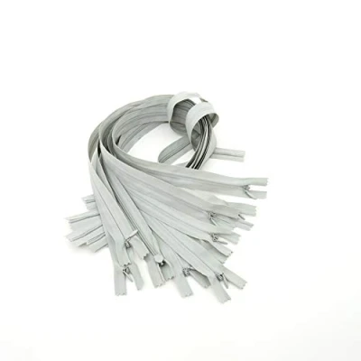 Immagine di LEDUC Trimz Zip Invisibile RVNAVN3, Nylon, Grigio Chiaro, 60 cm