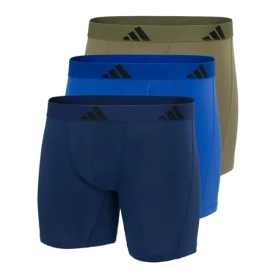 Immagine di adidas Herren Unterwäsche Bosershorts 3er Pack Boxer Brief (3pk) Active Flex Cotton Pantaloncino, 901 Assortiti, M Uomo