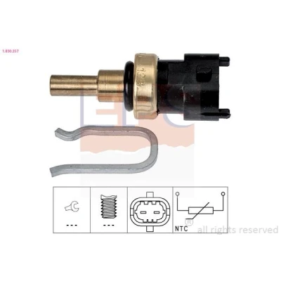 Immagine di EPS 1.830.357 Sensore Temperatura Refrigerante Made in Italy OE Equivalent FIAT: Panda II Hatchback, Grande Punto III Hatchback