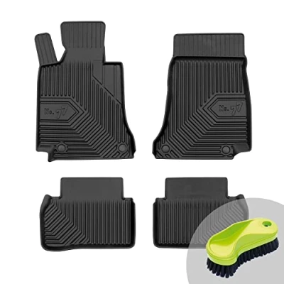 Immagine di FROGUM No.77 Set di tappetini perfettamente su misura per Mercedes Benz Classe C W205 2014 2021 Materiale TPE durevole