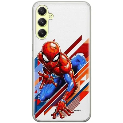 Immagine di ERT GROUP custodia per cellulare Samsung A34 5G originale e con licenza ufficiale Marvel, modello Spider Man 023 adattato in modo ottimale alla forma dello smartphone, TPU