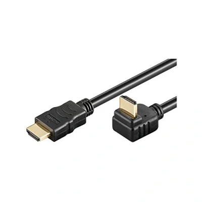 Immagine di Goobay 31923 Cavo High Speed HDMI con Ethernet, Dorato, Nero, 6mm Diametro, 3m Lunghezza del