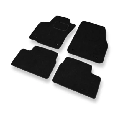 Immagine di Mossa Tappetini auto in feltro compatibili con Opel Astra H (2004 2012) tappeti nero 1