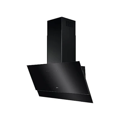 Immagine di AEG DVE5971HB Cappa aspirante a parete senza testa, serie 9000 con SilenceTech, aria di scarico o convezione, 90 cm, nero, Hob²Hood/max. 310 m3/h/min. 65 max. 73 dB(A) / A/Touch Control