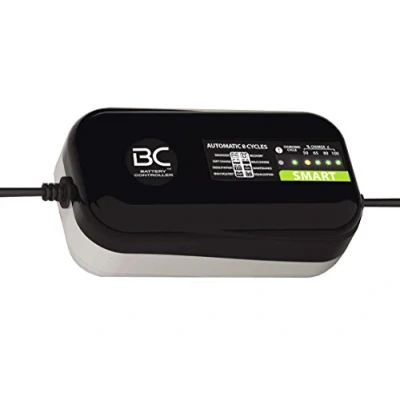 Immagine di BC Battery Controller SMART 2000 12V 2A Caricabatteria automatico a 8 cicli di carica per tutte le batterie al piombo acido auto e moto