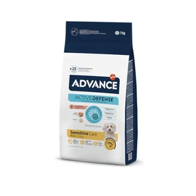 Immagine di Advance Mini Sensitive Salmon Cibo per Cani di piccola taglia con sensibilità digestive Salmone, 7kg