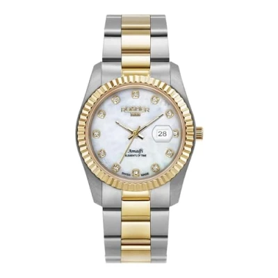 Immagine di Roamer Orologio da donna analogico al quarzo 852844 Amalfi, bicolore/bicolore/argento 47 89 20, Bracciale