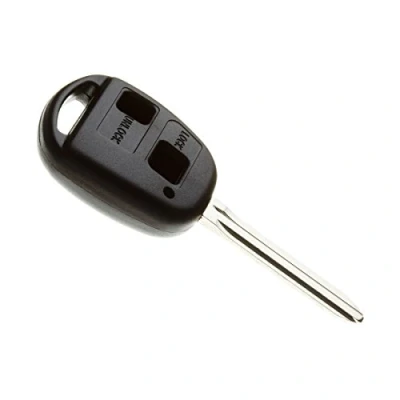 Immagine di Jongo Guscio Chiave con Lama Compatibile Toyota Yaris, Rav4, Land Cruiser e Avensis 1 Batteria CR1616 Custodia Plip Macchina Telecomando senza Pulsante