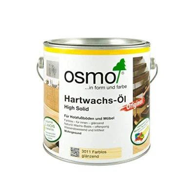 Immagine di Osmo 3011D, secchio in olio Polyx di cera dura da 2,5 litri trasparente lucida (etichetta tedesco)