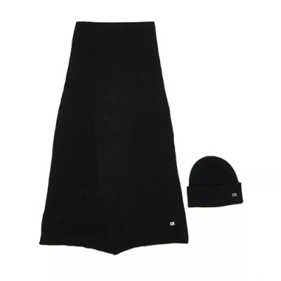 Immagine di Calvin Klein RE LOCK Beanie Scarf SET Berretto, Donna, Taglia: One Size, Black