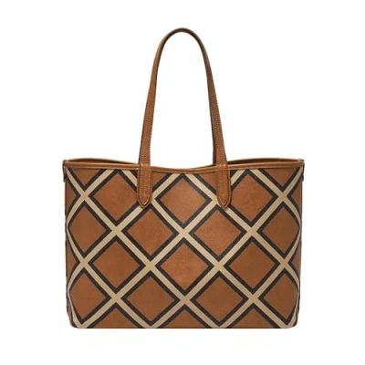 Immagine di Fossil Williamson Borsa a mano, Donna, Taglia: One Size, Denim patchwork print