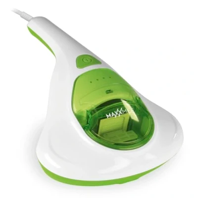 Immagine di MAXXMEE aspirapolvere manuale antiacaro, antiacaro con luce UV C, pulizia e disinfezione in un solo passaggio, incl. filtro HEPA [aspirapolvere per materassi]