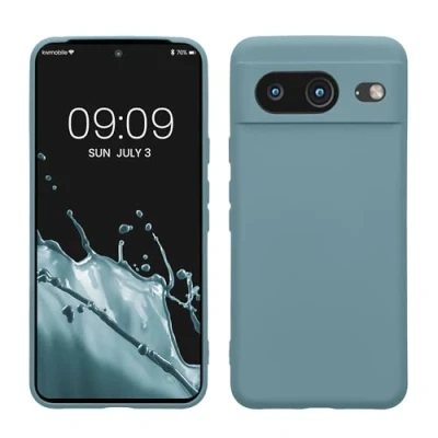 Immagine di kwmobile Custodia Compatibile con Google Pixel 8 Cover Back Case per Smartphone in Silicone TPU Protezione Gommata antique stone
