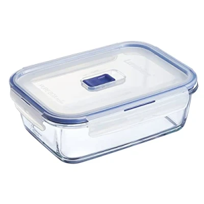 Immagine di Luminarc Pure Box Active Contenitore in Vetro Ermetico Rettangolare 19x13cm 122cl Bicolore