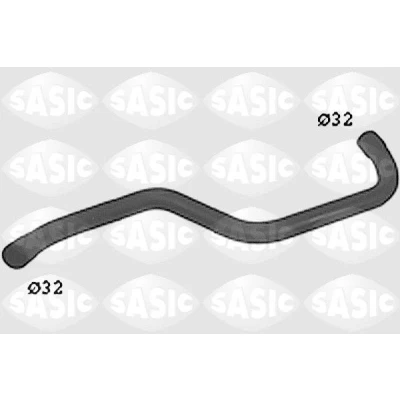 Immagine di SASIC SWH6820 Tubo Radiatore Sx in basso VOLKSWAGEN: Passat B3/B4 Sedan, Variant