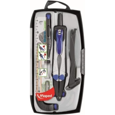 Immagine di Maped 538717 Compasso, Nero/Blu