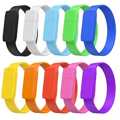 Immagine di Chiavette USB da 16 GB, Confezione 10 USB, Multicolore GB Chiavetta Portatile Pen Drive 16GB Bambina, Affordable Pendrive, Penna Pezzi Colorate per Festa Bambini