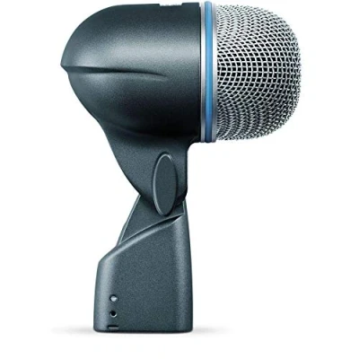 Immagine di Shure BETA 52A Kick Drum Microfono MIC Supercardioid Dynamic con elemento di neodimio ad alta uscita, adattatore supporto bloccaggio, Griglia in maglia acciaio per uso e montaggio d&#039;urto