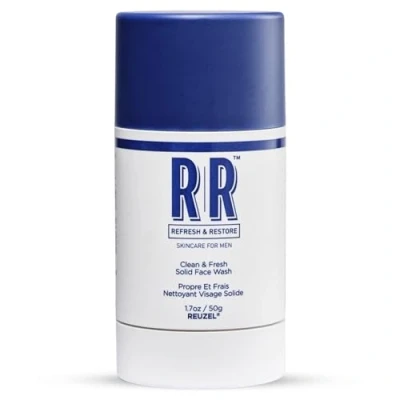 Immagine di Reuzel Clean And Fresh Solid Face Wash Stick Light Masculine Scent Boosts Moisture Locks In Hydration Calendula Apricot Enriched Formula 1.7 Oz