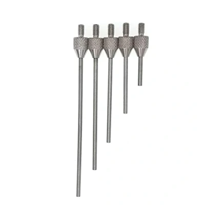 Immagine di SUXING Tastatori per comparatori, Tasti con filetto M2.5, Lunghezza 10/20/30/40/50mm, Ø 1.5 mm mm，Puntalino piatto