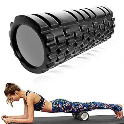 Immagine di Dewanxin Foam Roller, Rullo in Schiuma Massaggiatore Eccellente per l&#039;Auto Massaggio, Esercizio Muscle Roller Massaggio Muscolare Trigger Point Grid Yoga