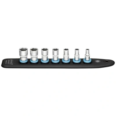 Immagine di HAZET SmartRail 1/4&quot; 850A SR/7, Guida per bussole in plastica, Supporto 7 I Azionamento: quadrato 6,3 mm (1/4 di pollice), uscita: esagonale esterna profilo trazione magnetico