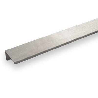 Immagine di SO TECH® Maniglia a Listello Alluminio SEARL 680 mm Finitura Acciaio Inox Profilata per Cassetti