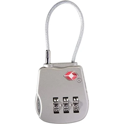 Immagine di PELI 1506 Lucchetto Tsa, Accessorio Per Valigia Protector Originale, Adatto A Qualsiasi Valigia, Colore: Grigio