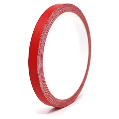 Immagine di 10m Strisce adhesive decorative opaco per auto moto barca e modellismo in vari colori autoadesive Lunghezza (9mm, Rosso opaco)