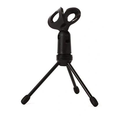 Immagine di Gator Frameworks GFW MIC 0250 mini stand da tavolo a treppiede per microfono cavo