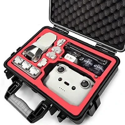 Immagine di LEKUFEE Custodia Rigida Impermeabile per DJI Mini 4K/DJI 2 SE Combo/DJI Drone/DJI Mavic e Accessori (solo custodia)