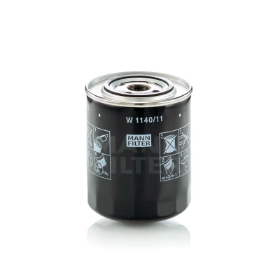 Immagine di MANN FILTER W 1140/11 Filtro olio M 24 X 1.5 con una valvola blocco arretramento ad avvitamento