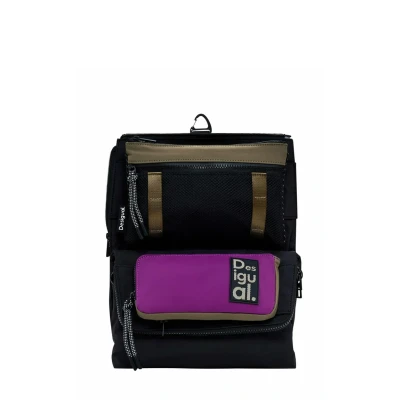 Immagine di Desigual Modular Nylon BAG Zaino, Donna, Taglia: One Size, Black