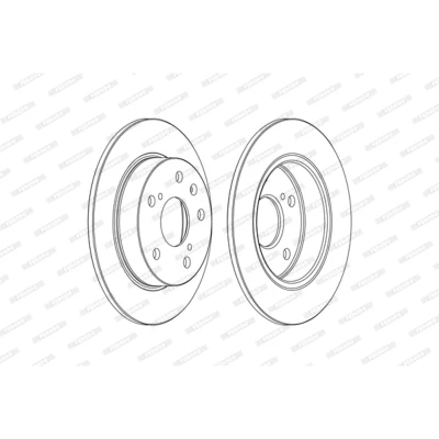 Immagine di FERODO PREMIER DDF2493C Disco freno 259 9 5 114,3 pieno rivestito senza accessori SUZUKI: SWIFT 4, Vitara IV SUV, SX4 II S Cross