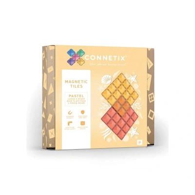 Immagine di Connetix 2 Pastel Lemon &amp; Peach Base Plate
