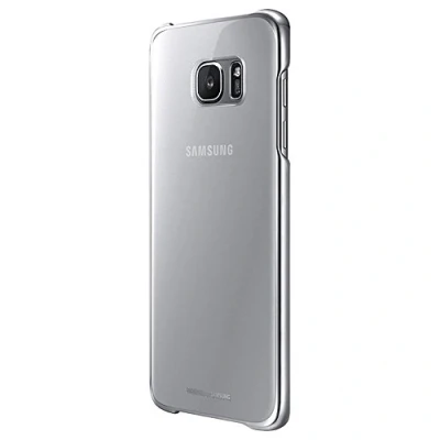Immagine di Samsung Clear View Cover per Galaxy S7 Edge, Trasparente/Argento