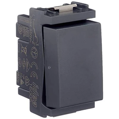 Immagine di Vimar 0R16005 Idea Deviatore elettrico a muro 1P 16AX grigio