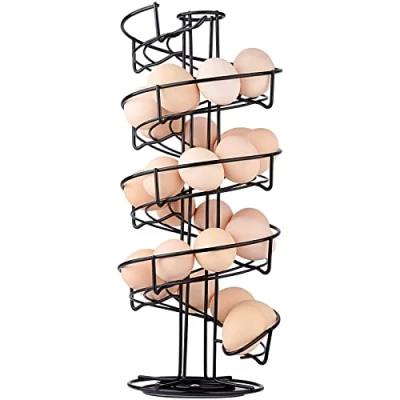 Immagine di Toplife . Contenitore per uova con design a spirale Nero