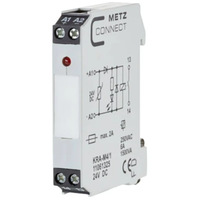Immagine di Modulo daccoppiamento; 24 V/AC (max) 1 NA Metz Connect 11061325 pz.
