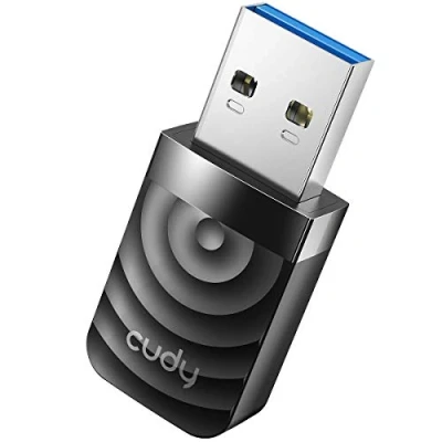 Immagine di Cudy AC 1300Mbps WiFi Adattatore USB 3.0 per PC, Wireless Adapter, 5Ghz /2.4Ghz, 3.0, compatibile con Windows Vista /7/8/8.1/10, Mac OS, Linux