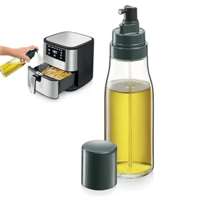 Immagine di Tescoma 428652 Dosatore spray per friggitrice ad aria, olio e aceto con beccuccio nebulizzatore, 250 ml, linea GrandCHEF