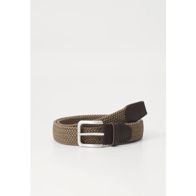 Immagine di Jack &amp; Jones Jacspring BELT Cintura intrecciata, Uomo, Taglia: 80, Oxford tan