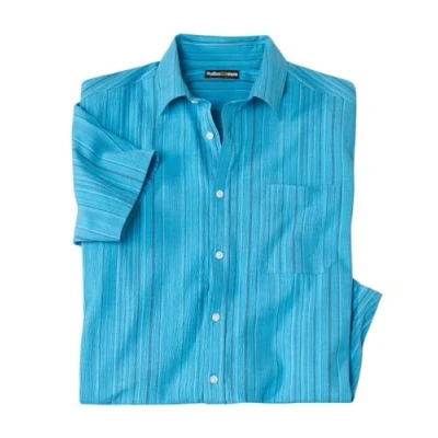 Immagine di ATLAS FOR MEN Camicia da Uomo in Cotone Maniche Corte Stile Chic e Casual Disponibile nelle Taglie Grandi M a 5XL