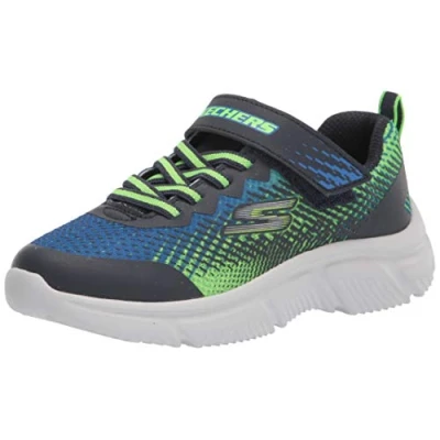 Immagine di Skechers Performance GO RUN 650 Norvo Unisex Scarpe running neutre per bambini, Taglia: 21, Navy/lime Tessuto / sintetico