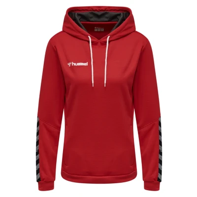 Immagine di Hummel Hmlauthentic Felpa con cappuccio, Donna, Taglia: XS, True red
