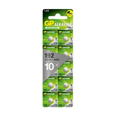 Immagine di GP Batteries GP192ASTD533C10 Batteria a bottone LR 41 Alcalina/manganese 1.5 V 10 pz.