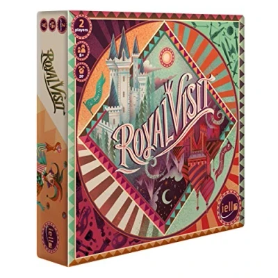 Immagine di Iello , Royal Visit Board Game Ages 8+ 2 Players 20 mins Minutes Playing Time