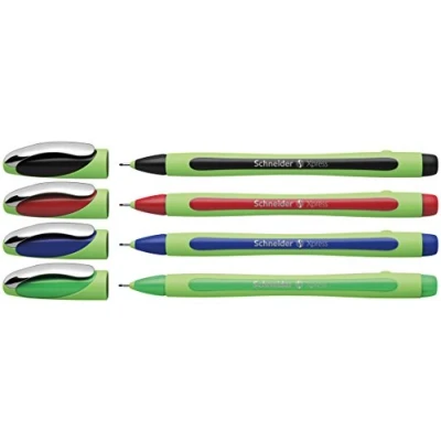 Immagine di Schneider Xpress Fineliner, punta 0,8 mm, 4 pz, colori assortiti