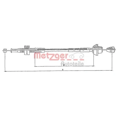 Immagine di METZGER 10.0152 Cavo Acceleratore COFLE
